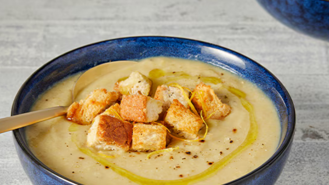 Image of Butter Bean, Cauliflower & Lemon Soup