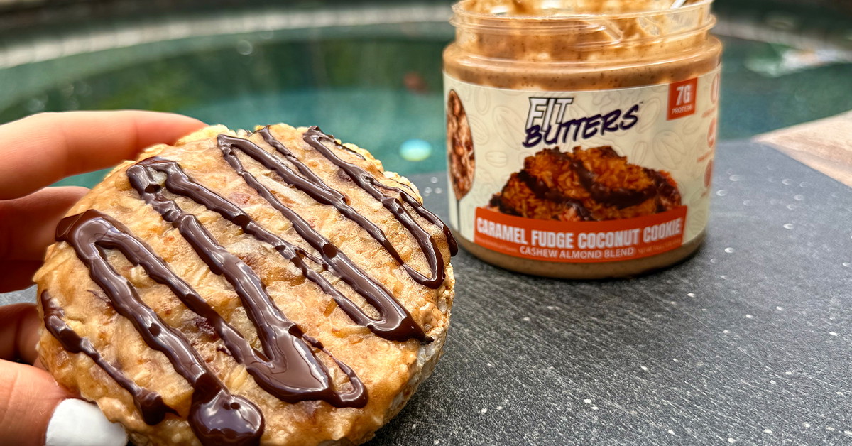 Caramel Fudge Coconut Cookie Fit Butters Copycat Better For You "Samoa"
