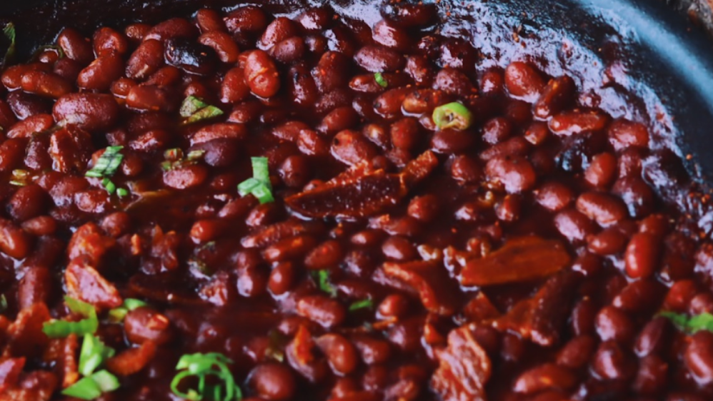 Image of Mesquite Candied Bacon Beans