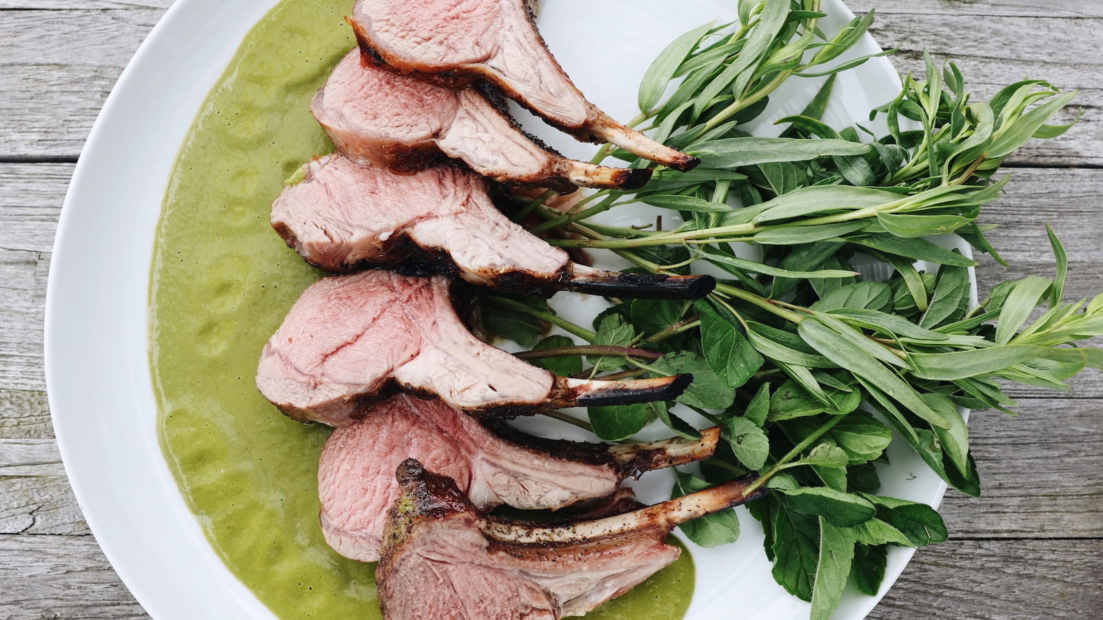 Image of Rack of Lamb with Salsa Verde