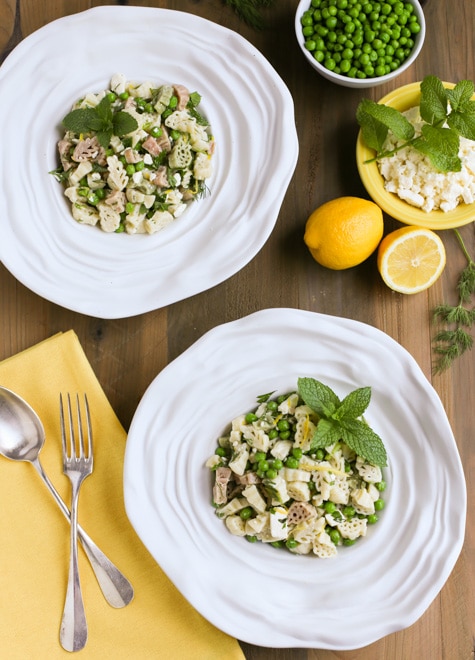 Light and Herby Mediterranean Pasta Salad
