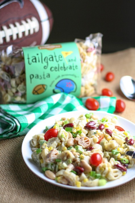 Tailgate Pasta Salad with Beans & Corn