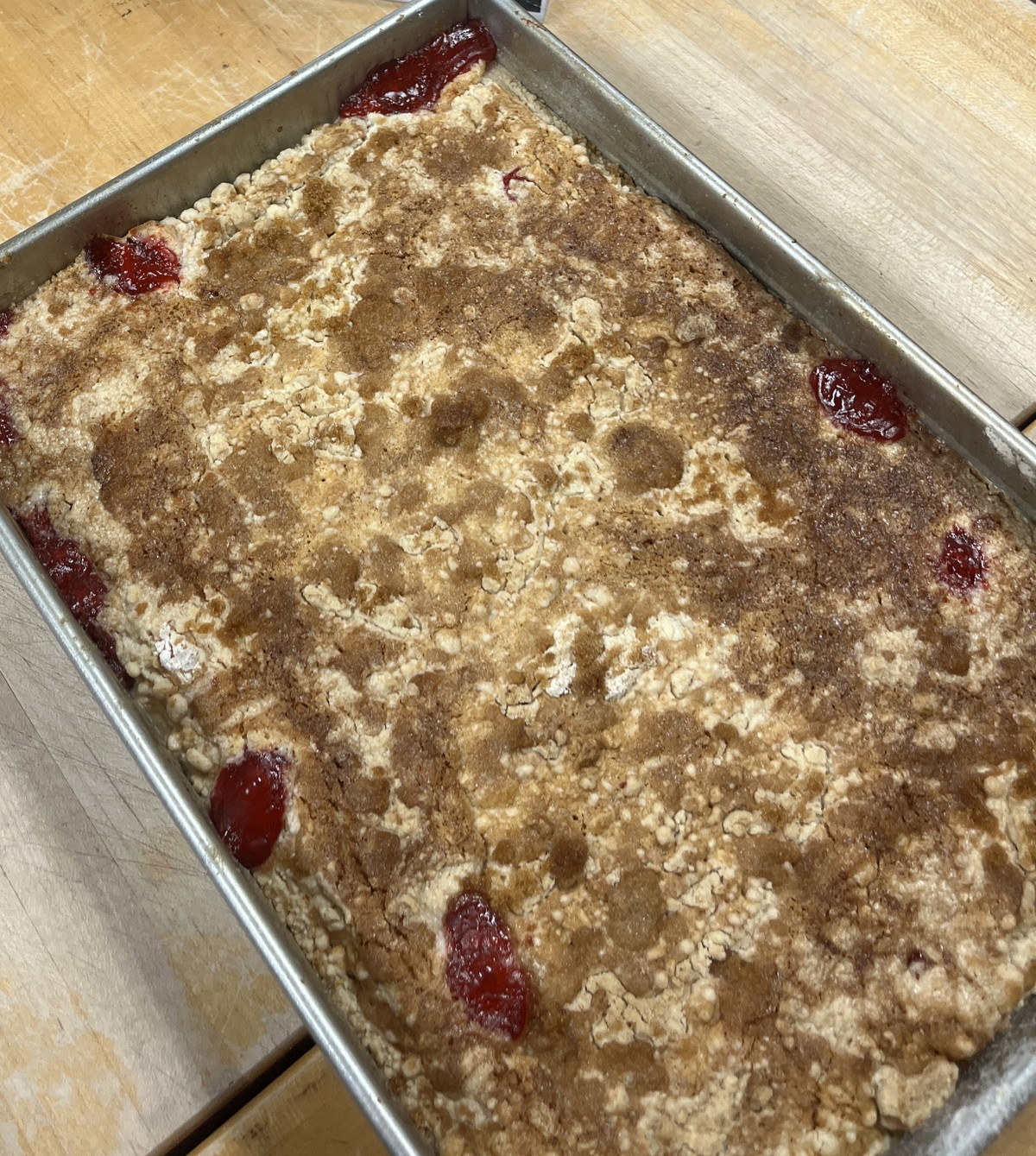 Strawberry Cheesecake Dump Cake