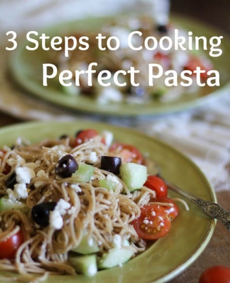 3 Steps to Cooking Perfect Pasta