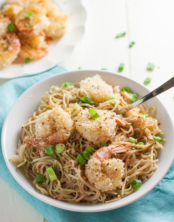 Oven Fried Bang Bang Shrimp Pasta
