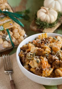 Italian Sausage and Pumpkin Pasta
