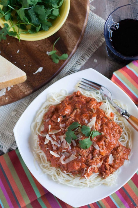 Creamy Taco Bolognese