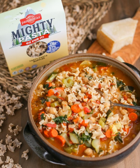 Minestrone Soup Large Bowl with Pasta Box