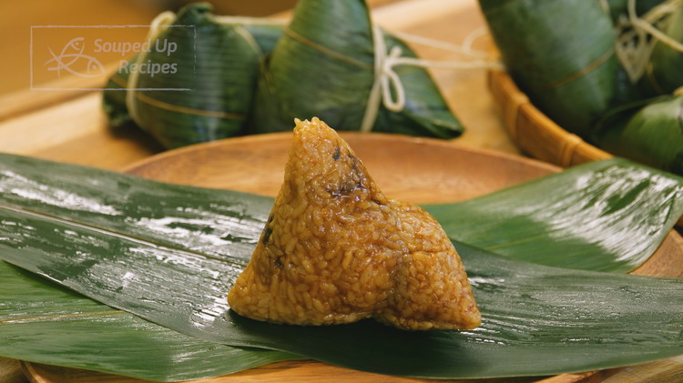 Image of Once done, your kitchen will be filled with a beautiful aroma of garlic, shallots, and meigancai—it's absolutely mouthwatering. Just opening one zongzi is enough to make your stomach growl.