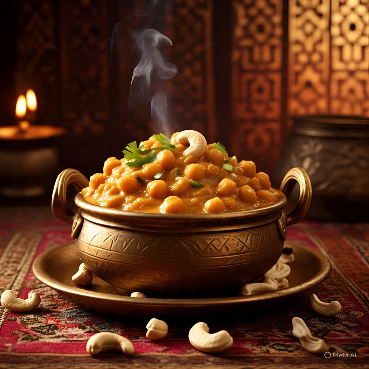 Creamy Channa Masala with Cashews