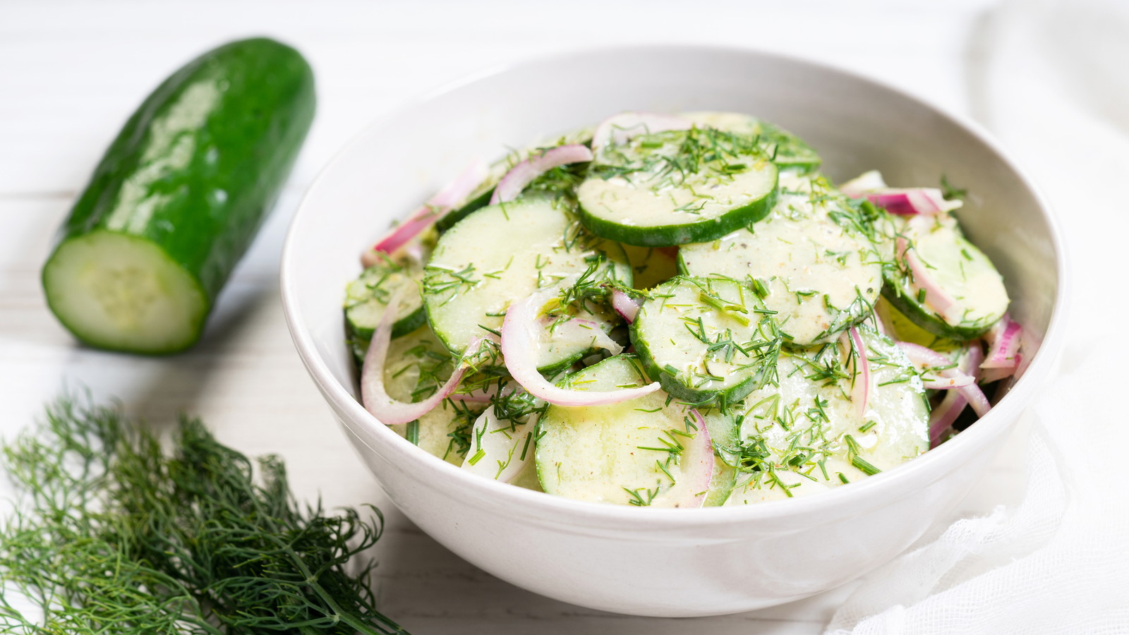 Image of Creamy Ranch Cucumber Salad