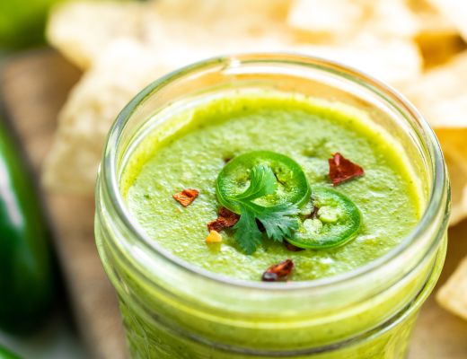 Image of Tomatillo & Hatch Pepper Salsa