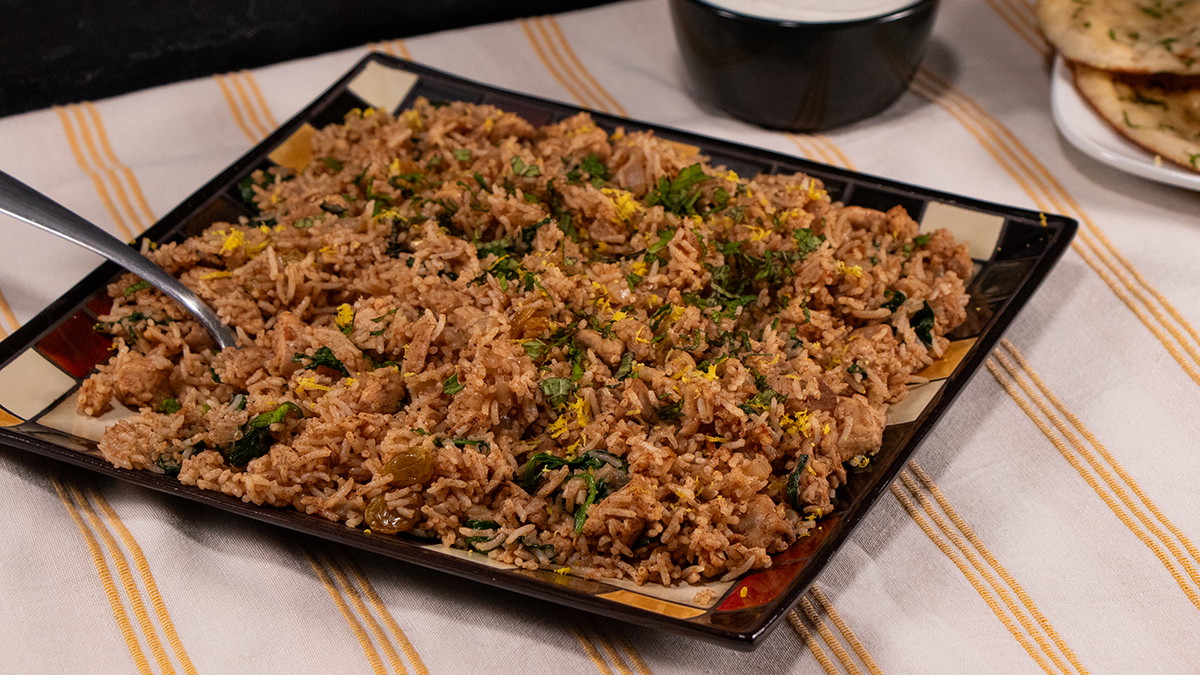 Tasty and Convenient Middle Eastern Chicken and Rice Pilaf