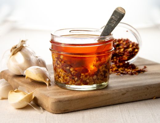 Image of Homemade Garlic Chile Oil