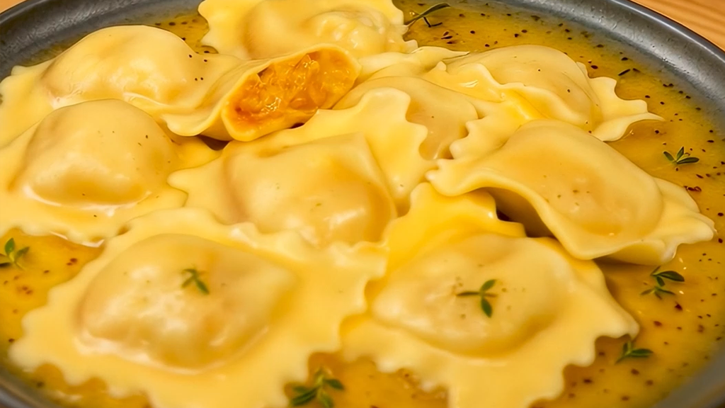 Image of Raviolones al Limón con Manteca y Tomillo