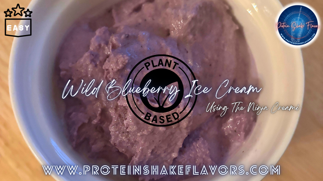 Ninja Creami Ice Cream Recipe Blueberry