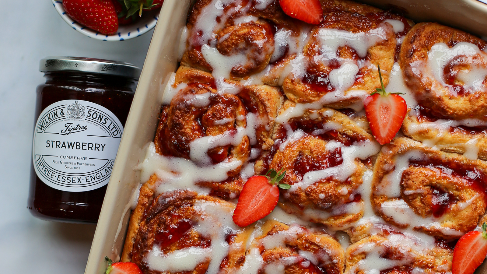 Image of Strawberry Jam Rolls