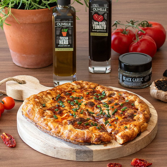 Rustic Heirloom Tomato Gallette