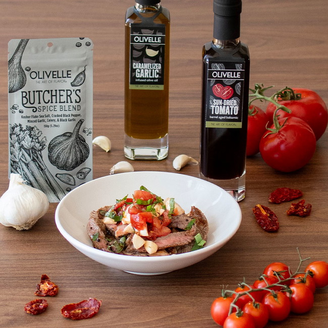 Caprese Topped Ribeye