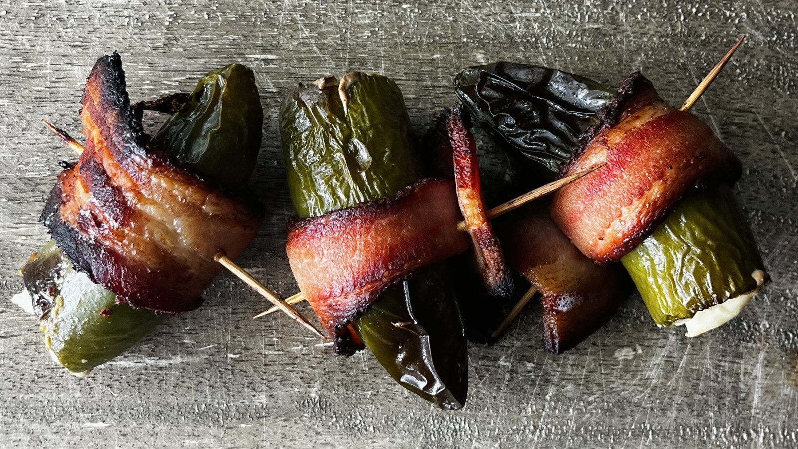 Image of Raspberry Chipotle Bacon-Wrapped Jalapeno Poppers