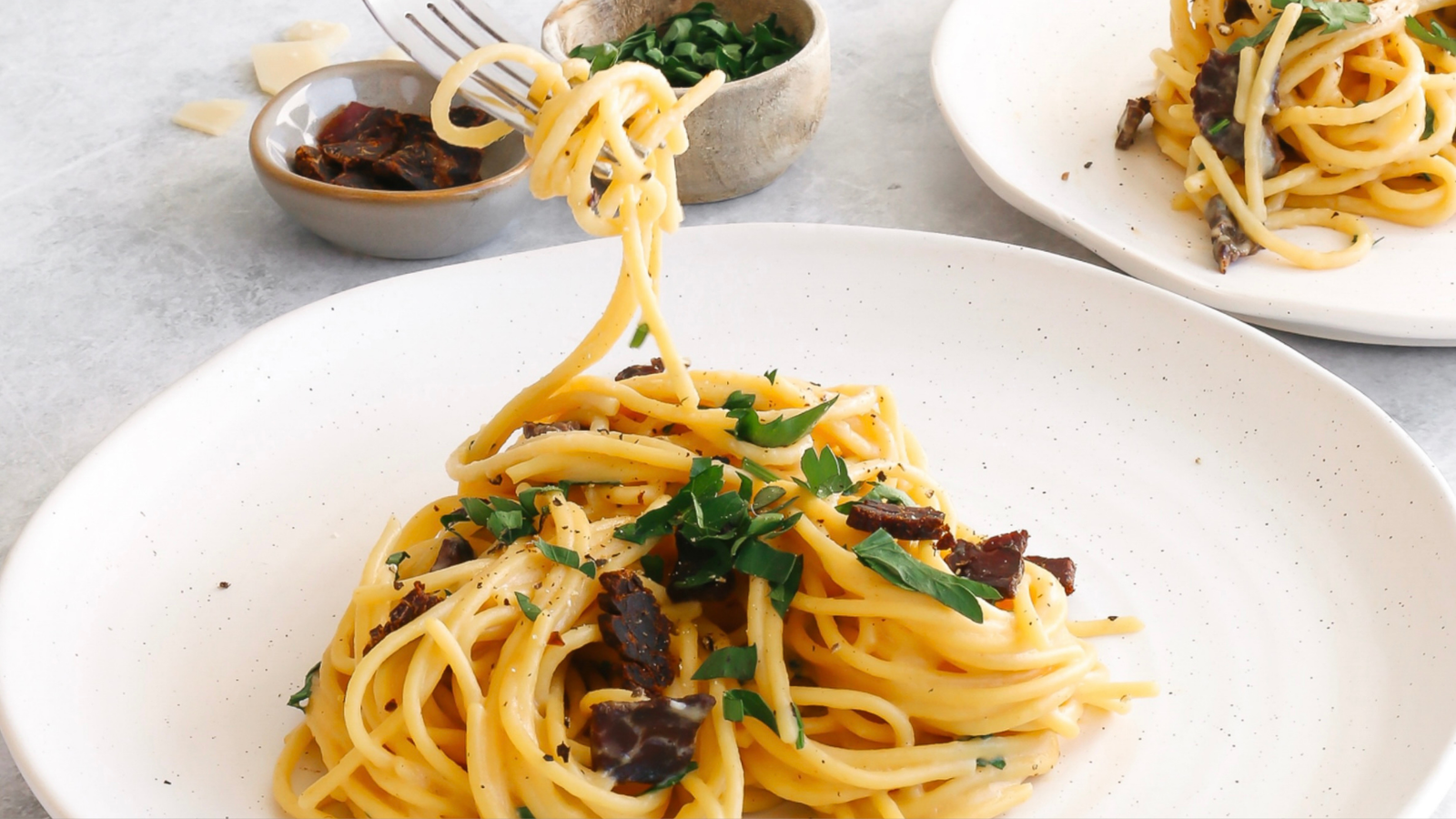 Image of Chilli Biltong Carbonara  