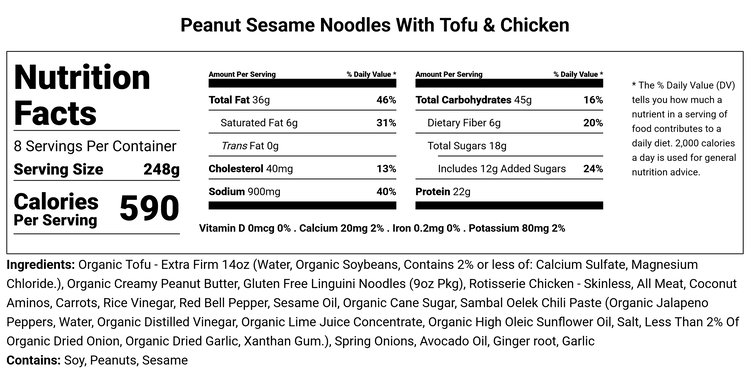 Image of Nutrition Info: