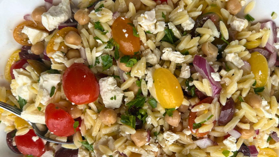 Image of Lemony Garlic Orzo Salad