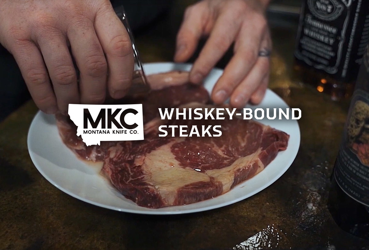 Whiskey-Bound Steaks