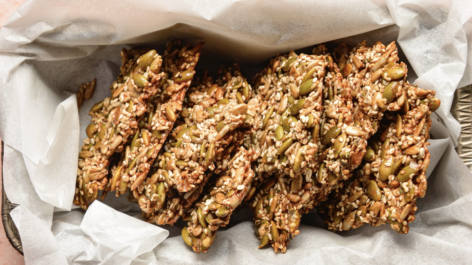 Image of Crunchy and Nutty Seed Brittle
