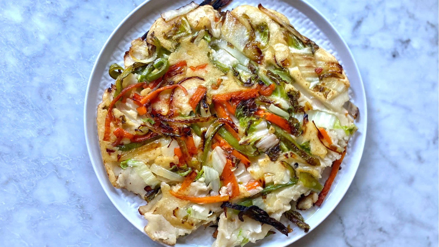 Image of Korean Vegetable Pancakes (Pajeon)