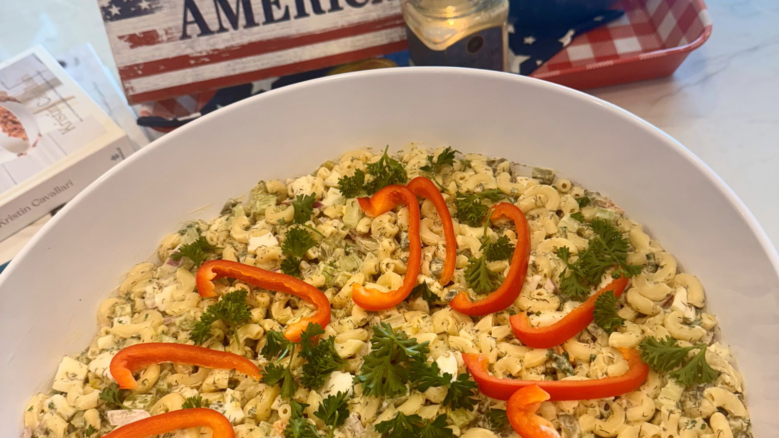 Image of Creamy Dill Pickle Pasta Salad