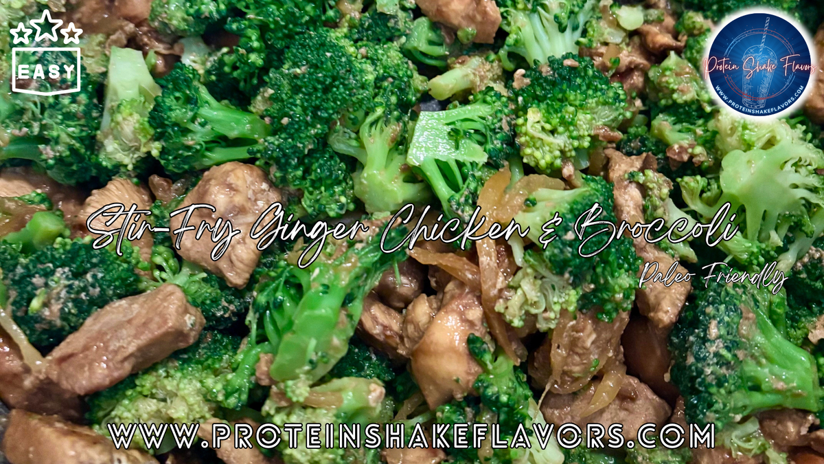 Ginger Chicken and Broccoli Stir-Fry Recipe