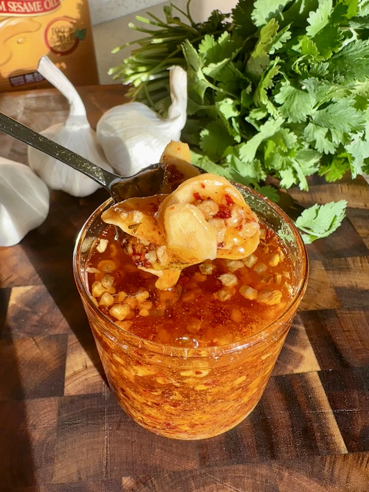 Crispy Garlic Oil