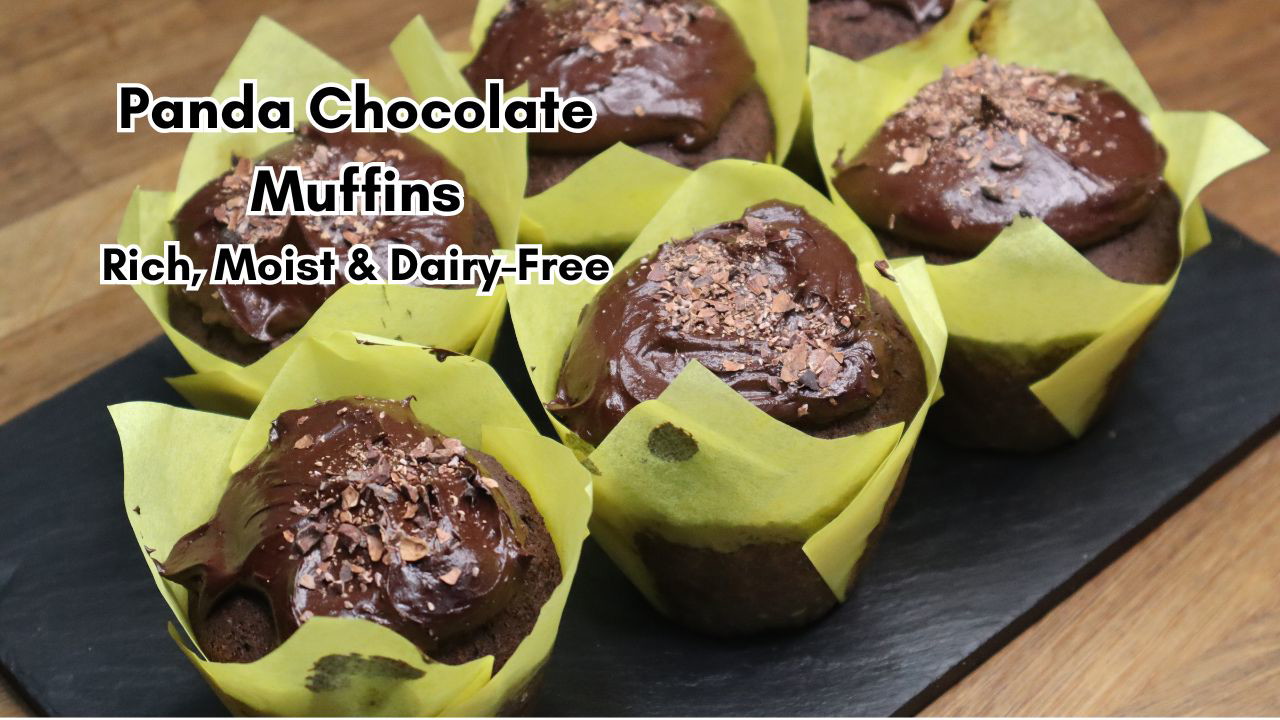 Image of Panda Chocolate Muffins – Rich, Moist & Dairy-Free