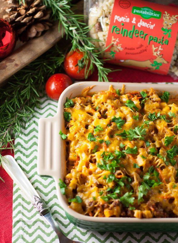 Cheesy Beef & Noodle Casserole (Lightened Up!)
