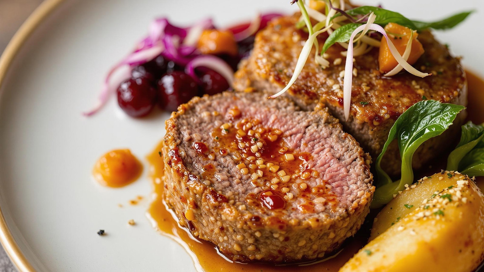 Image of Blackberry Hoisin Meatloaf