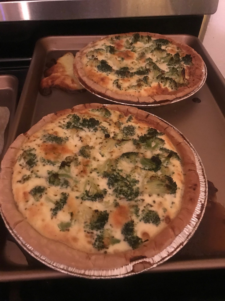 Image of Bake for 30 minutes at 375 degrees F ~ or until the center is just set. 30 minutes was perfect in our oven.