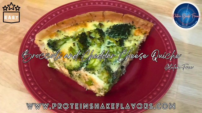 Broccoli and Cheddar Cheese Quiche