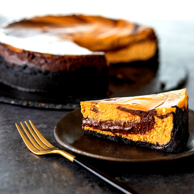 Image of Sunday Night<sup>®</sup> Chocolate Pumpkin Cheesecake