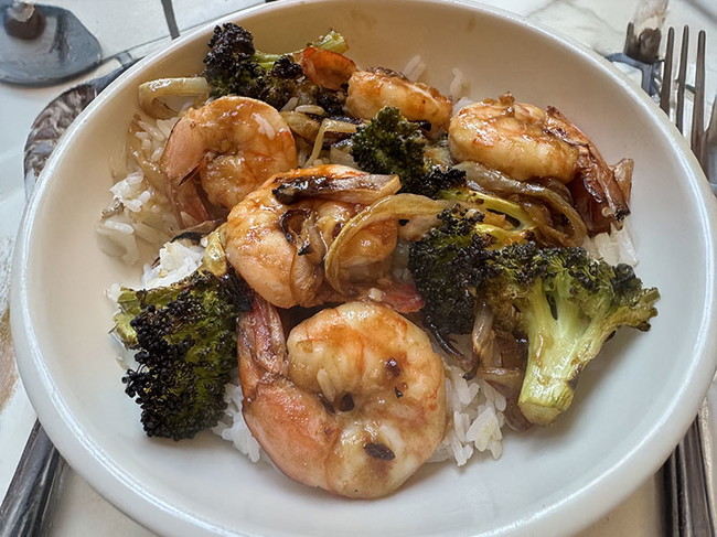 Image of Katie Lee Biegel's Sheet Pan Shrimp Recipe