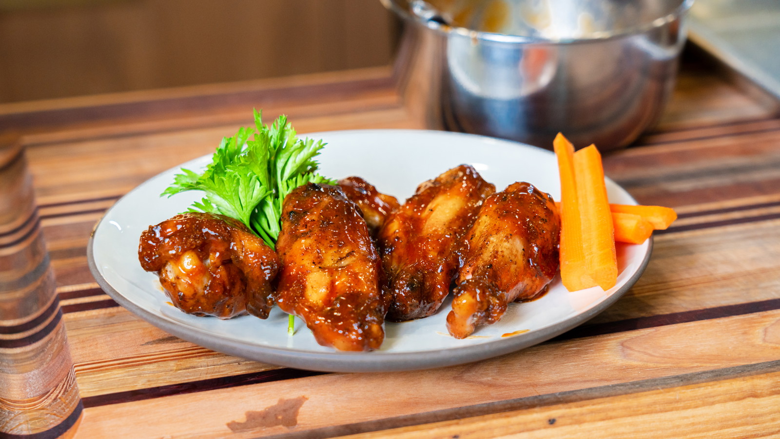 Image of Ghost Pepper BBQ Wings on the BGE #2
