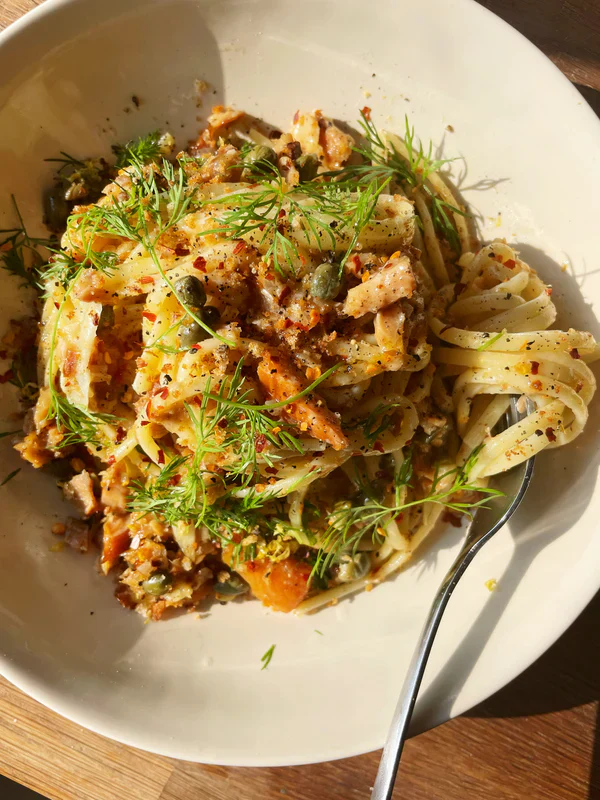 Sara Tane's Trout Pasta