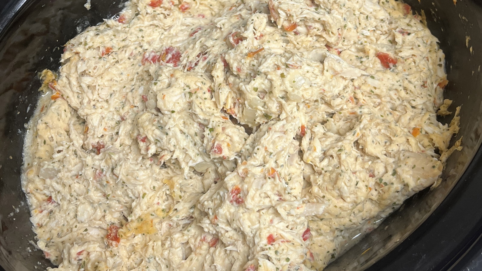 Image of Crockpot Shredded Chicken Alfredo Sandwiches