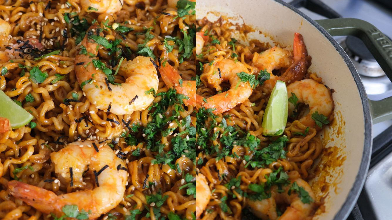 Image of Spicy Coconut Prawn Ramen 