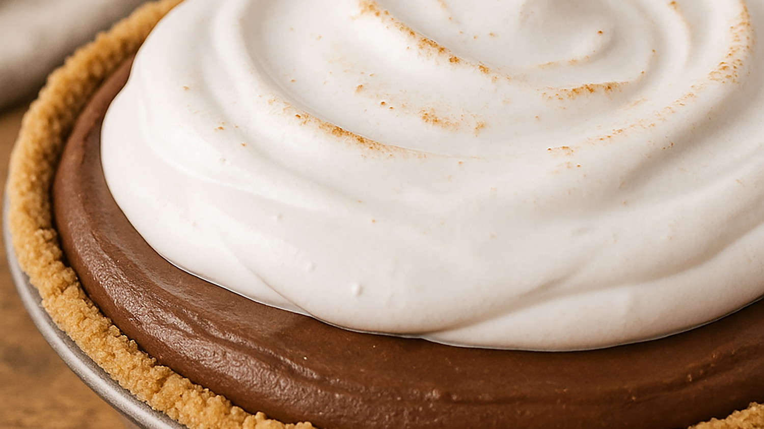 Image of Gluten Free Graham Cracker Crust for a S’mores Pie