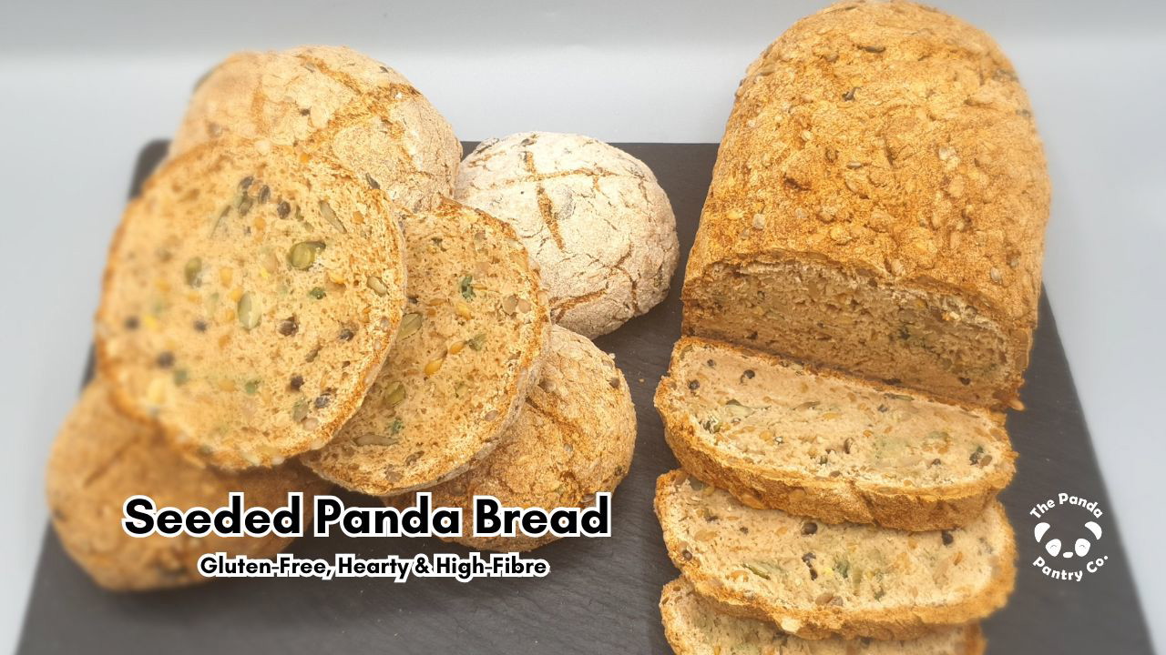 Image of 🥖 Seeded Panda Loaf – Gluten-Free, Hearty & High-Fibre