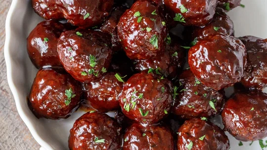 Image of Grape Jelly Barbecue Meatballs