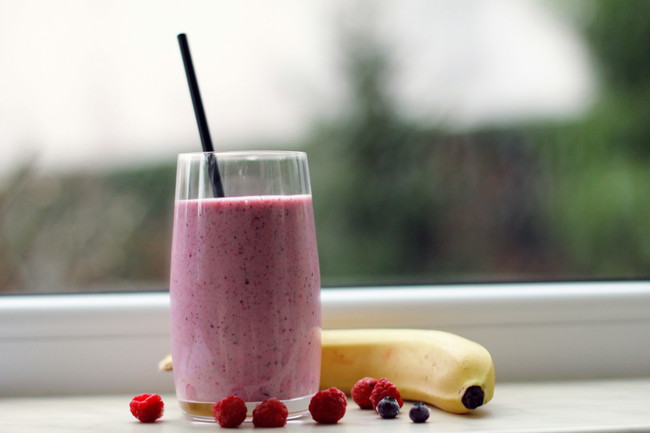 Berry and fruit smoothie