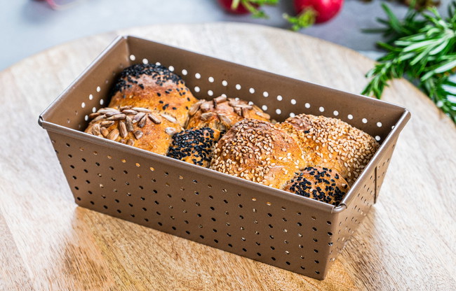 Image of Rustikale Brötchen aus der Kastenform