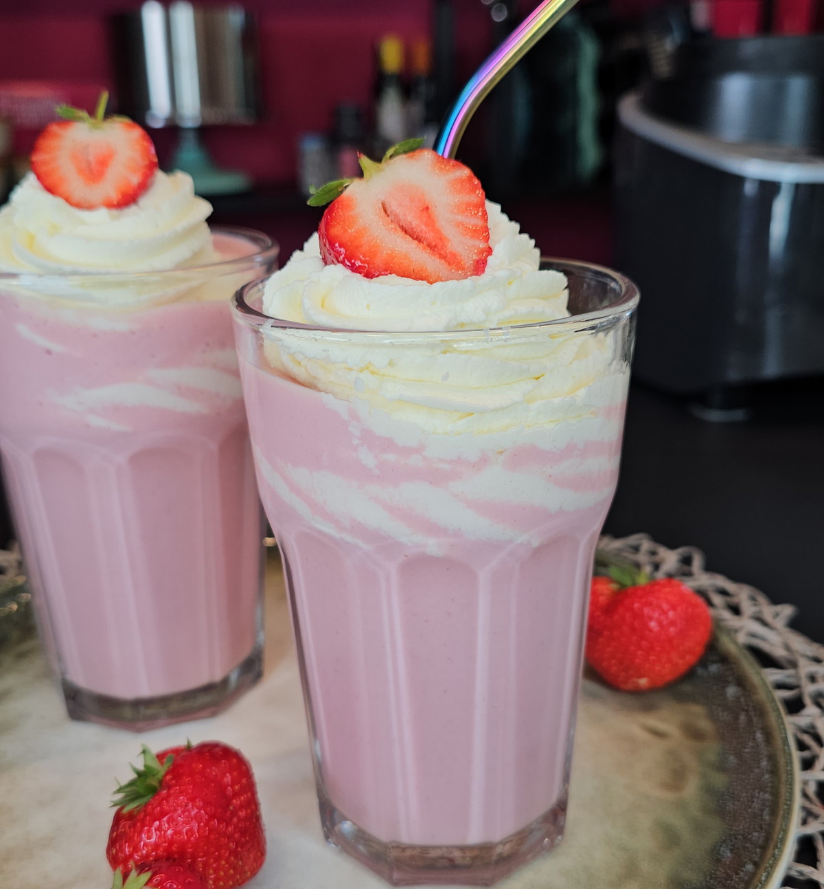 Das beste Erdbeer-Milchshake